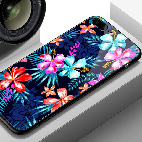 Huawei Honor Play 8A Cover - Floral Series - HQ Ultra Shine Premium Infinity Glass Soft Silicon Borders Case