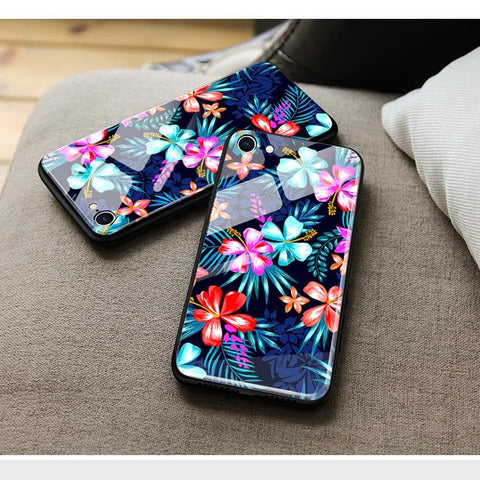 Huawei Honor Play 8A Cover - Floral Series - HQ Ultra Shine Premium Infinity Glass Soft Silicon Borders Case