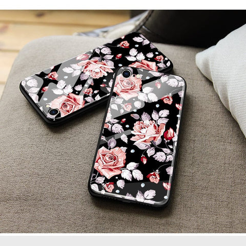 Oppo A96 4G Cover- Floral Series - HQ Ultra Shine Premium Infinity Glass Soft Silicon Borders Case