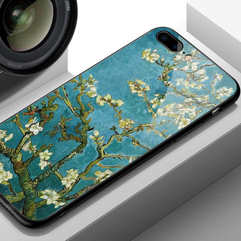 Huawei Y9 2018 Cover - Floral Series 2 - ( D1 ) HQ Ultra Shine Premium Infinity Glass Soft Silicon Borders Case ( Fast Delivery )