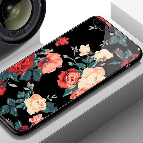 Huawei Honor Play 8A Cover - Floral Series 2 - HQ Ultra Shine Premium Infinity Glass Soft Silicon Borders Case