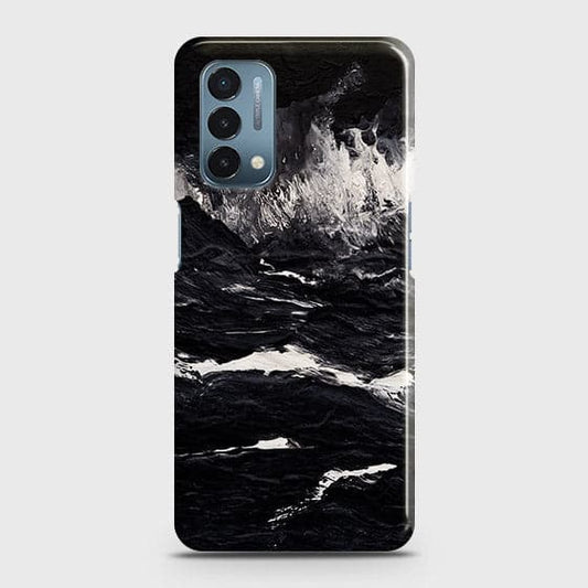OnePlus Nord N200 5G Cover - Black Ocean Marble Trendy Printed Hard Case with Life Time Colors Guarantee (Fast Delivery)