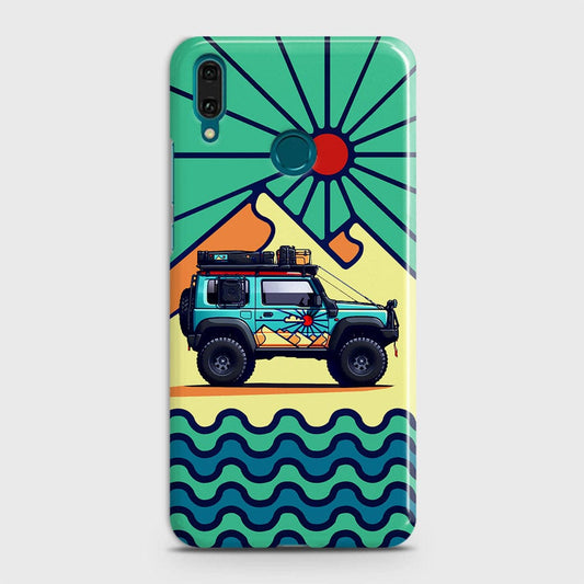 Huawei Y9 2019 Cover - Adventure Series - Matte Finish - Snap On Hard Case with LifeTime Colors Guarantee (Fast Delivery)