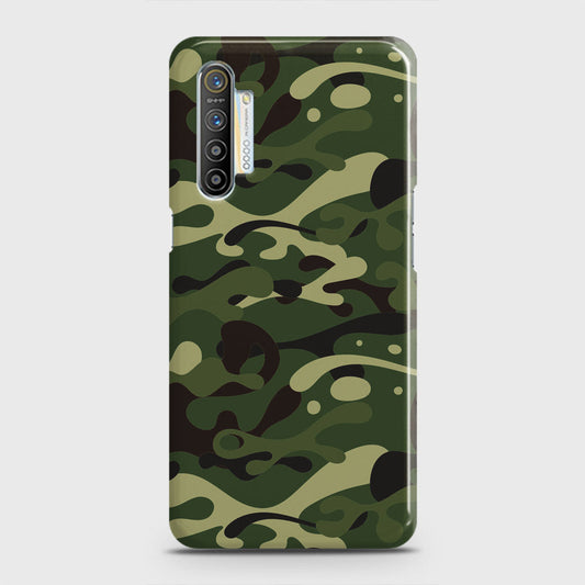 Realme X2 Cover - Camo Series - Forest Green Design - Matte Finish - Snap On Hard Case with LifeTime Colors Guarantee