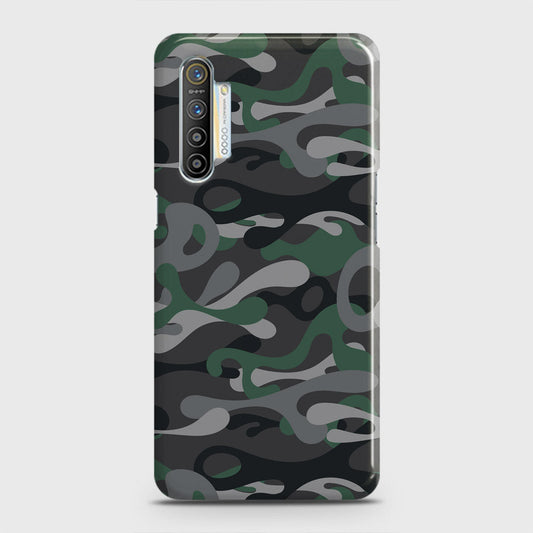 Realme X2 Cover - Camo Series - Green & Grey Design - Matte Finish - Snap On Hard Case with LifeTime Colors Guarantee