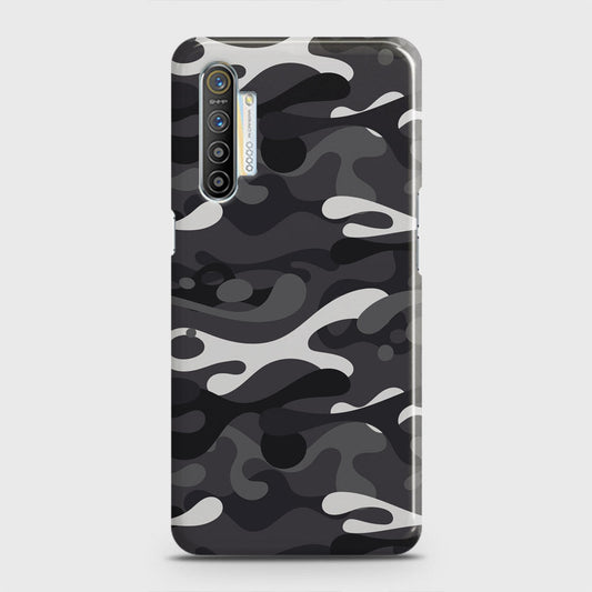 Realme X2 Cover - Camo Series - White & Grey Design - Matte Finish - Snap On Hard Case with LifeTime Colors Guarantee