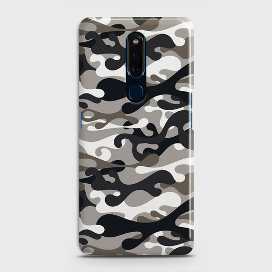 Oppo F11 Cover - Camo Series - Black & Olive Design - Matte Finish - Snap On Hard Case with LifeTime Colors Guarantee (Fast Delivery)