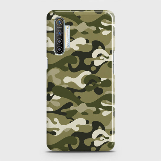 Realme X2 Cover - Camo Series - Light Green Design - Matte Finish - Snap On Hard Case with LifeTime Colors Guarantee