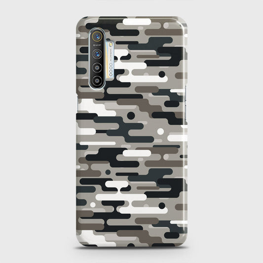 Realme X2 Cover - Camo Series 2 - Black & Olive Design - Matte Finish - Snap On Hard Case with LifeTime Colors Guarantee