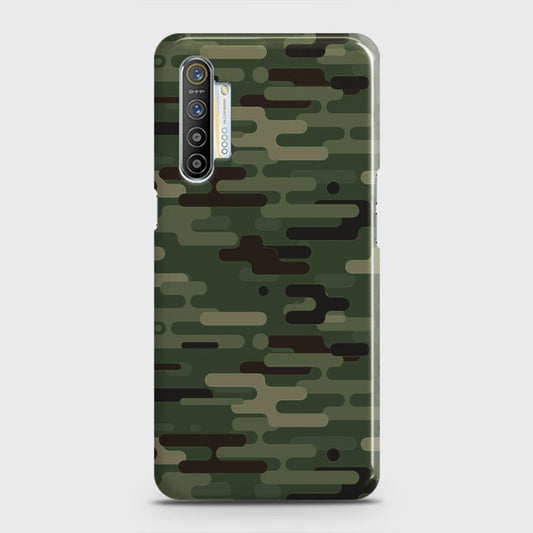 Realme X2 Cover - Camo Series 2 - Light Green Design - Matte Finish - Snap On Hard Case with LifeTime Colors Guarantee