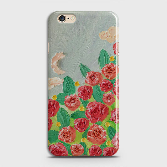 Oppo A39 Cover - Floral Series - Design 10 - Red & Green - Matte Finish - Snap On Hard Case with LifeTime Colors Guarantee