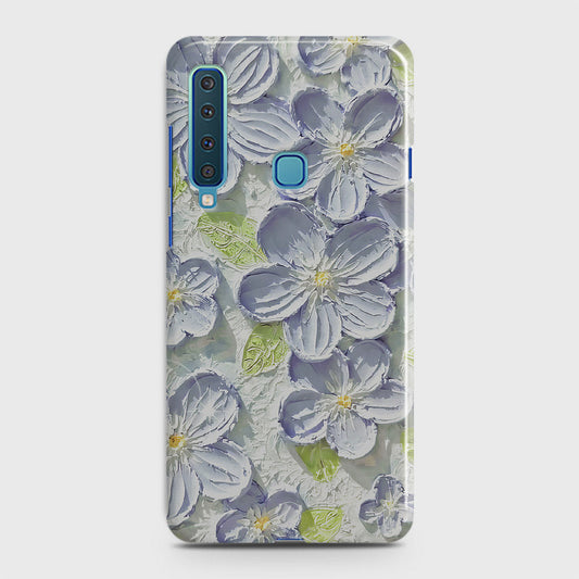 Samsung Galaxy A9 Star Pro Cover - Floral Series - Design 12 - Purple & Green - Matte Finish - Snap On Hard Case with LifeTime Colors Guarantee