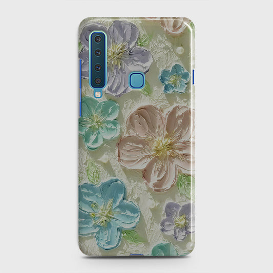 Samsung Galaxy A9 Star Pro Cover - Floral Series - Design 14 - Blue & Purple - Matte Finish - Snap On Hard Case with LifeTime Colors Guarantee