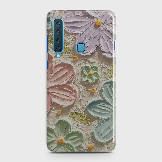 Samsung Galaxy A9 Star Pro Cover - Floral Series - Design 15 - Blue & Green - Matte Finish - Snap On Hard Case with LifeTime Colors Guarantee