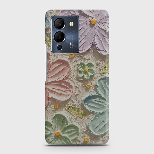 Infinix Note 12 G96 Cover - Floral Series - Design 15 - Blue & Green - Matte Finish - Snap On Hard Case with LifeTime Colors Guarantee