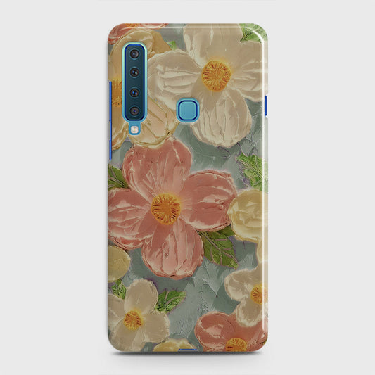 Samsung Galaxy A9 Star Pro Cover - Floral Series - Design 16 - Cyan & Pink - Matte Finish - Snap On Hard Case with LifeTime Colors Guarantee
