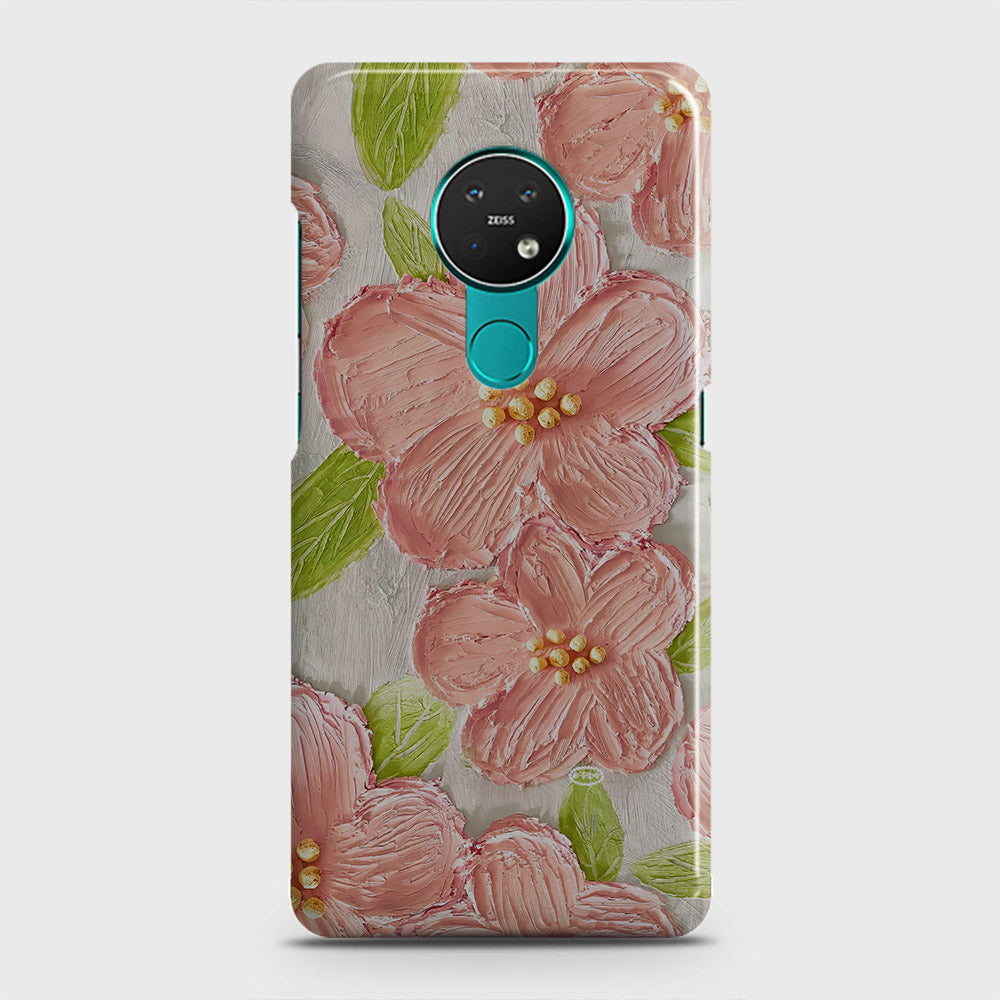 Nokia Cover Floral Series Design Pink Green Matte