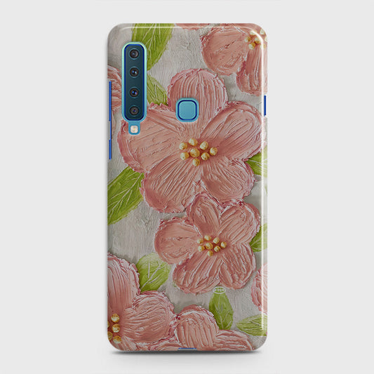 Samsung Galaxy A9 Star Pro Cover - Floral Series - Design 9 - Pink & Green - Matte Finish - Snap On Hard Case with LifeTime Colors Guarantee
