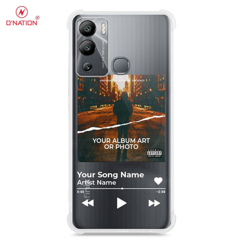 Infinix Hot 12i Cover - Personalised Album Art Series - 4 Designs - Clear Phone Case - Soft Silicon Borders