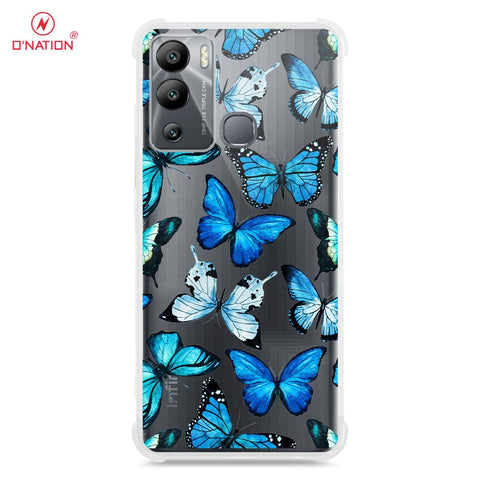 Infinix Hot 12i Cover - O'Nation Butterfly Dreams Series - 9 Designs - Clear Phone Case - Soft Silicon Borders