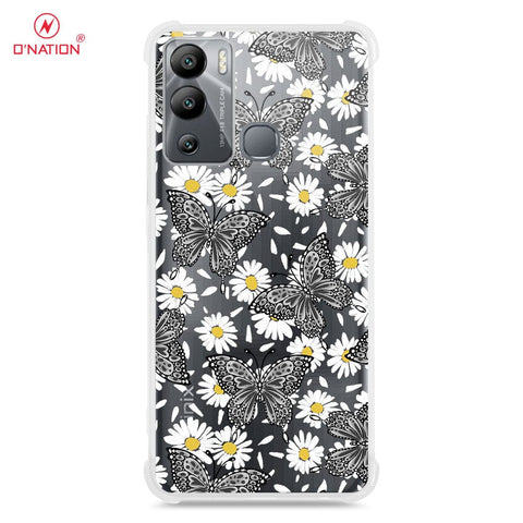 Infinix Hot 12i Cover - O'Nation Butterfly Dreams Series - 9 Designs - Clear Phone Case - Soft Silicon Borders