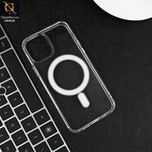 iPhone 13 Pro Cover - Transparent - New Clear Back Soft Borders MagSafe Case With Camera Bumper Protection