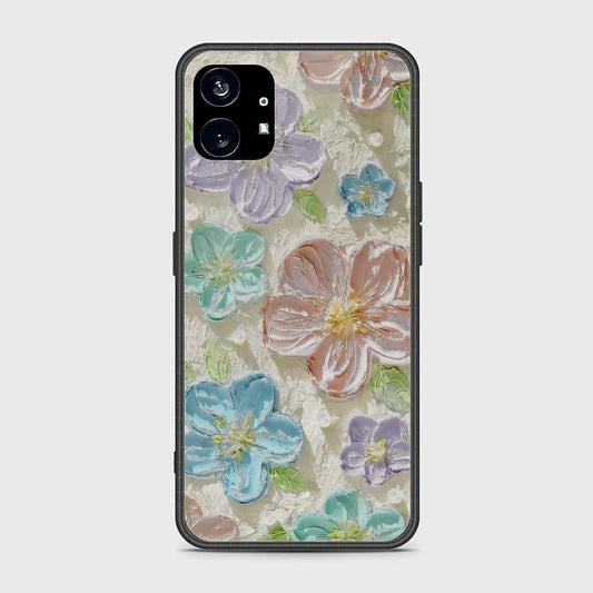 Nothing Phone 1 Cover - Floral Series - Design 14 - Blue & Purple - HQ Premium Shine Durable Shatterproof Case