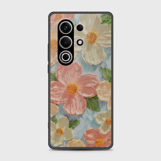 itel S25 Ultra Cover - Floral Series - Design 16 - Cyan & Pink - HQ Premium Shine Durable Shatterproof Case