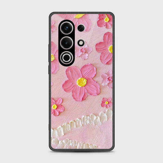 itel S25 Ultra Cover - Floral Series - Design 2 - Pink - HQ Premium Shine Durable Shatterproof Case