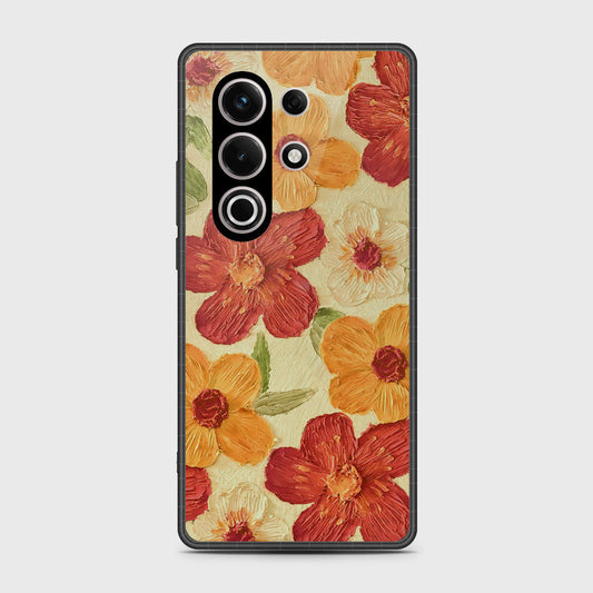 itel S25 Ultra Cover - Floral Series - Design 6 - Red & Orange - HQ Premium Shine Durable Shatterproof Case