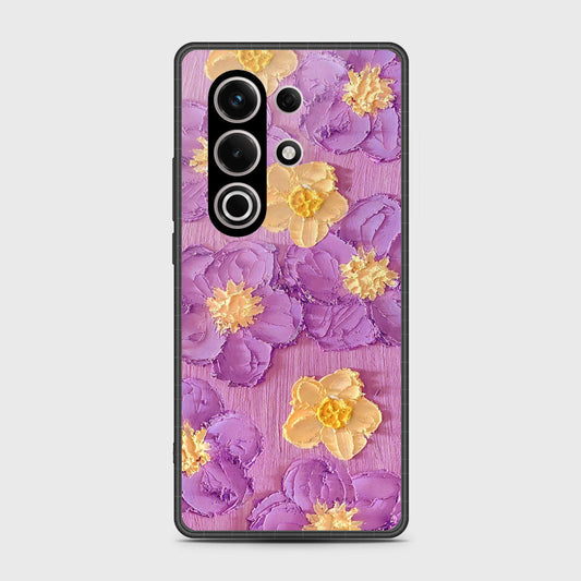 itel S25 Ultra Cover - Floral Series - Design 8 - Purple & Yellow - HQ Premium Shine Durable Shatterproof Case