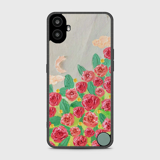 Nothing CMF Phone 1 Cover - Floral Series - Design 10 - Red & Green - HQ Premium Shine Durable Shatterproof Case