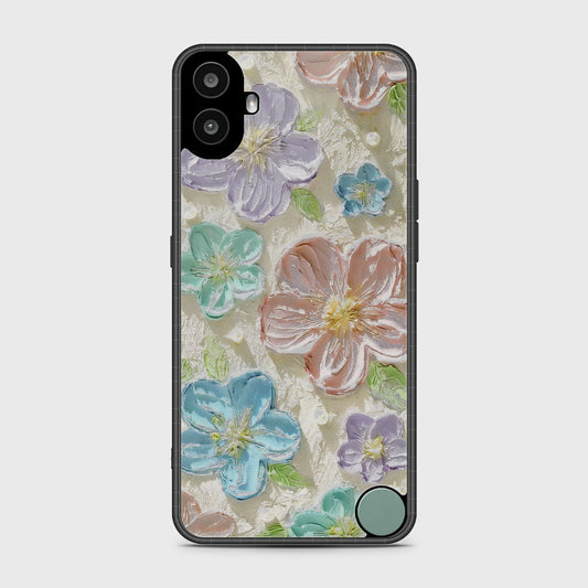 Nothing CMF Phone 1 Cover - Floral Series - Design 14 - Blue & Purple - HQ Premium Shine Durable Shatterproof Case