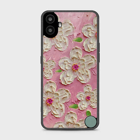 Nothing CMF Phone 1 Cover - Floral Series - Design 5 - Pink & White - HQ Premium Shine Durable Shatterproof Case