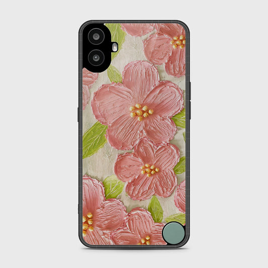 Nothing CMF Phone 1 Cover - Floral Series - Design 9 - Pink & Green - HQ Premium Shine Durable Shatterproof Case