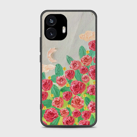 Nothing Phone 2 Cover - Floral Series - Design 10 - Red & Green - HQ Premium Shine Durable Shatterproof Case