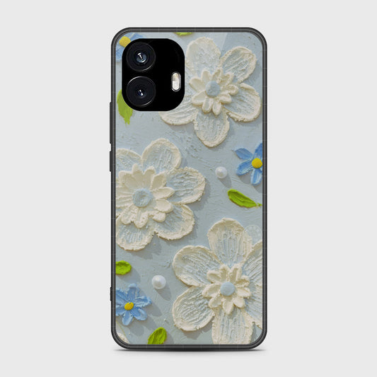 Nothing Phone 2 Cover - Floral Series - Design 3 - Sky Blue - HQ Premium Shine Durable Shatterproof Case