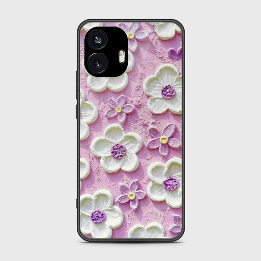 Nothing Phone 2 Cover - Floral Series - Design 4 - Purple & White - HQ Premium Shine Durable Shatterproof Case