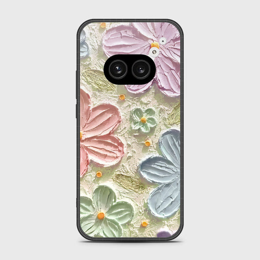 Nothing Phone 2a Cover - Floral Series - Design 15 - Blue & Green - HQ Premium Shine Durable Shatterproof Case