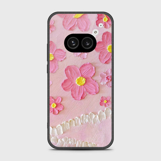 Nothing Phone 2a Cover - Floral Series - Design 2 - Pink - HQ Premium Shine Durable Shatterproof Case