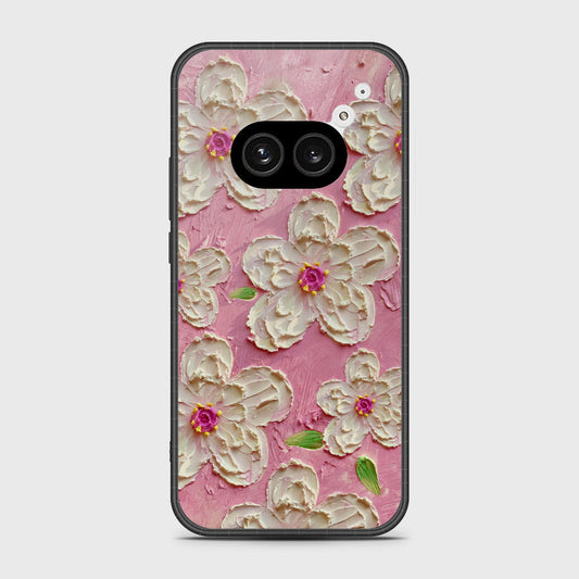 Nothing Phone 2a Cover - Floral Series - Design 5 - Pink & White - HQ Premium Shine Durable Shatterproof Case
