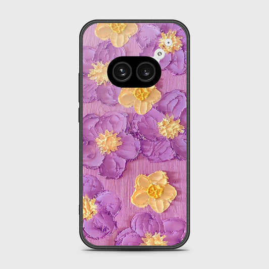 Nothing Phone 2a Cover - Floral Series - Design 8 - Purple & Yellow - HQ Premium Shine Durable Shatterproof Case