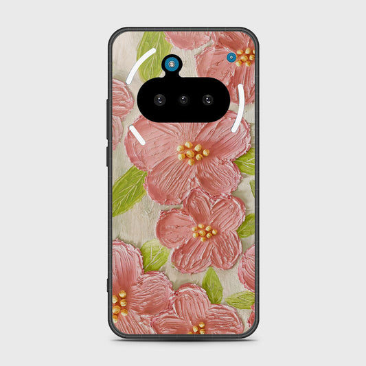 Nothing Phone 3a Cover - Floral Series - Design 9 - Pink & Green - HQ Premium Shine Durable Shatterproof Case