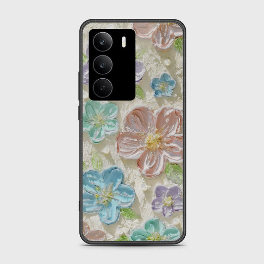 Realme C75x Cover - Floral Series - Design 14 - Blue & Purple - HQ Premium Shine Durable Shatterproof Case