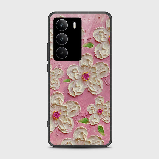 Realme C75 Cover - Floral Series - Design 5 - Pink & White - HQ Premium Shine Durable Shatterproof Case