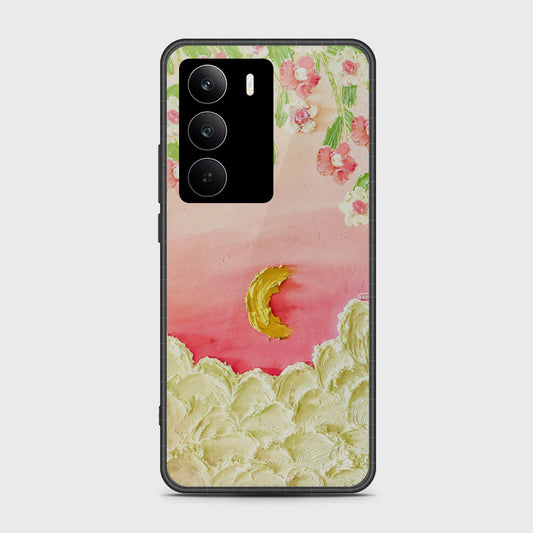 Realme C75 Cover - Floral Series - Design 7 - Pink & Yellow - HQ Premium Shine Durable Shatterproof Case
