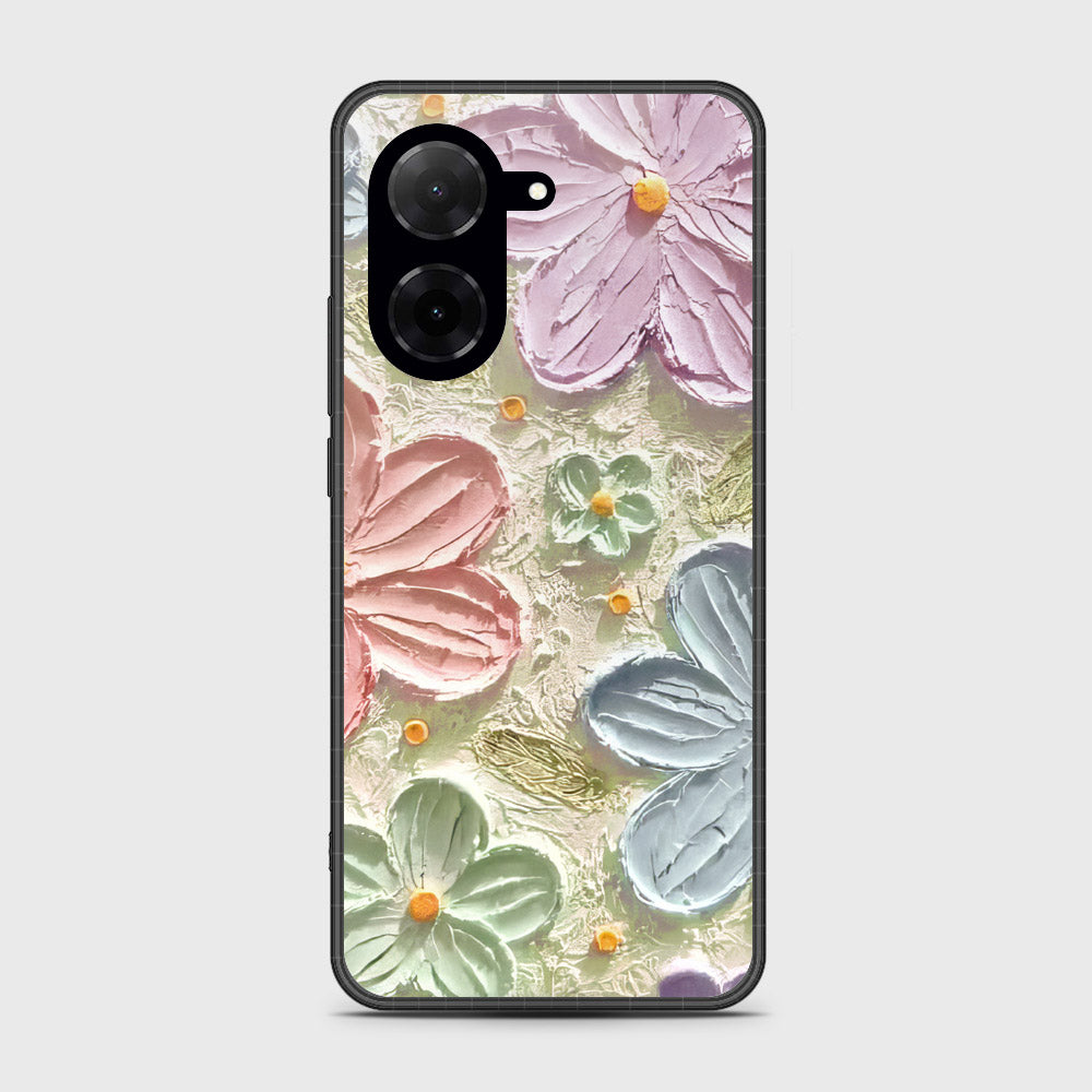 Xiaomi Redmi A5 4G Cover Floral Series Design 15 Blue