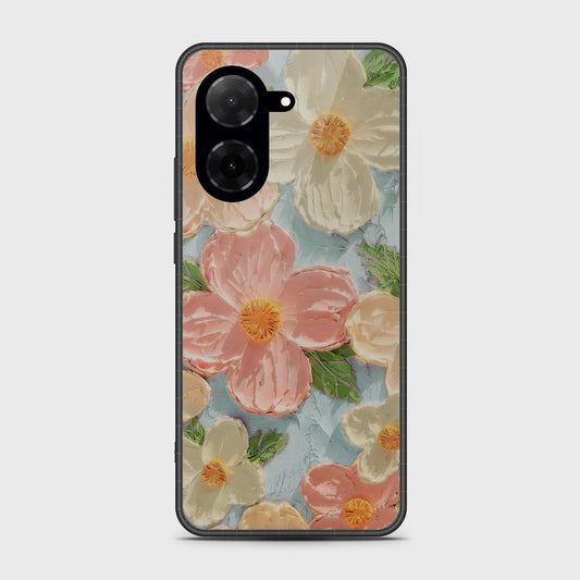 Xiaomi Redmi A5 4G Cover - Floral Series - Design 16 - Cyan & Pink - HQ Premium Shine Durable Shatterproof Case