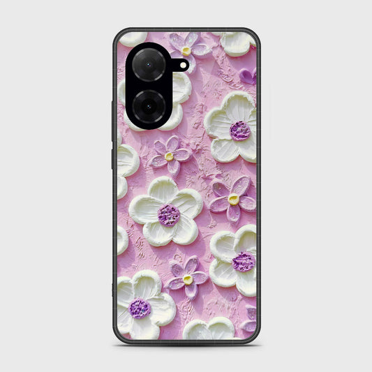 Xiaomi Redmi A5 4G Cover - Floral Series - Design 4 - Purple & White - HQ Premium Shine Durable Shatterproof Case