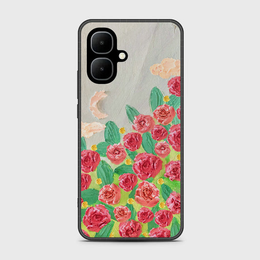 Infinix Smart 10 Cover - Floral Series - Design 10 - Red & Green - HQ Premium Shine Durable Shatterproof Case